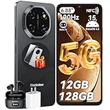 Blackview Shark 6 Handy 5G Ohne Vertrag 12GB+128GB/2TB TF Smartphone Ohne...