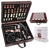 ZBPASL Korkenzieher Set in Holzkiste Geschenk,Luxus Weinöffner,Wein Sommelier...