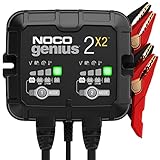 NOCO GENIUS2X2, 4A (2A/Bank) Autobatterie Ladegerät, 6V und 12V...