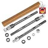 Liebdorf® Steckachse Fahrradanhänger - M12 Adapter für alle Längen -...