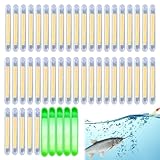 AOUZOVLI 50 Stück 37 mm * 4,5 mm Zum Nachtfischen,Knicklichter...