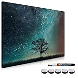 Navaris Magnettafel Magnetpinnwand Memoboard zum Beschriften - 60x40 cm...