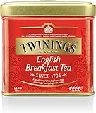 Twinings English Breakfast Tea Schwarzer Tee lose in der TeeDose kräftiger...