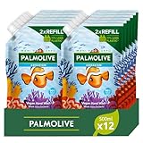 Palmolive Eco Nachfüllpackung Handseife Aquarium 12 x 500ml I Schutz vor...