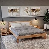 Krok Wood Massivholzbett Valetta in Buche (160 x 200 cm)