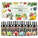 AESHORY Fruchtig Ätherische Öle Set für Diffuser 6 x 10ML, Aromatherapie...