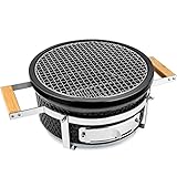 MEATEOR Shichirin-Grill, traditioneller japanischer Keramik-Grill mit...