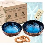 cocovibes Schlüsselschale Schmuckschale aus Kokosnuss Schalen mit...