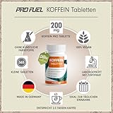 Koffeintabletten 730x - 200 mg Koffein pro Tablette - optimal hochdosiert -...
