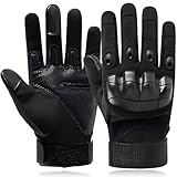 MOAZIFI Firschoie Taktische Handschuhe Militärische Mit Hartem Knöchelschutz...