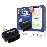 YUKAtrack Elektronisches Fahrtenbuch, Finanzamtkonform, OBD2 Stecker inkl. 12...