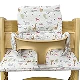 LEKEFETO Sitzkissen für Stokke Tripp Trapp Hochstuhl: Rutschfest Hochstuhl...