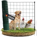 NATURIZ® Weidezaun 105cm x 25m extra hoch - mobiler Hundezaun, Hühnerzaun &...
