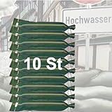 10x Brandengel® 1-Tragegriffe Sandsack Silosandsack mit Zugband 25x100cm...