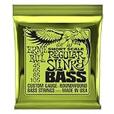 Ernie Ball Regular Slinky Nickel Wound Short Scale Bass-Saiten, Stärke 50-105