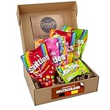 Genussleben Box mit 600g Skittles zum Naschen und Teilen für Familie, Freunde...