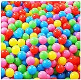 Izzy Kinder Bälle Spielbälle Bunte Plastikbälle, Bälle für Bällebad, 6 cm...