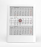 HiCuCo 3-Monats-Tischkalender für 2025 + 2026 - Aufstellkalender - TypW1 -...
