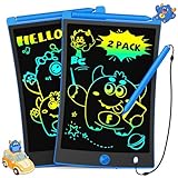 TEKFUN 2 Stück LCD Schreibtafel Kinder Zeichenbrett 8,5 Zoll Bildschirm...