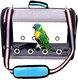 IDAS Bird Travel Cage, Leichter transparenter Bird Travel Carrier, transparenter...