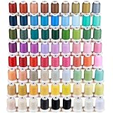 New brothread 100% Frosted Mattes Maschinenstickgarn 72 Spulen 40WT 500M für...