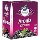 Aronia ORIGINAL Bio Aroniasaft aus deutschem Anbau | 3 Liter Bio Direktsaft aus...