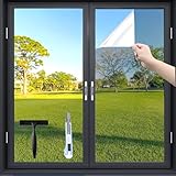 Fensfolie | UV-Schutz Sonnenschutzfolie Fenster innen oder außen | Fensterfolie...