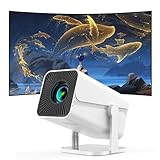 Mini Beamer Elektrischer Fokus, Android und Integrierten Apps, Tragbarer...