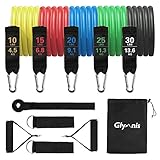 Glymnis Resistance Bands Set Expander Widerstandsbänder 11 PCS mit 5...