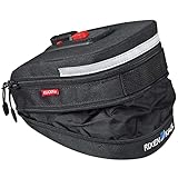 KLICKfix Farradtasche Micro 200 Expandable Schwa Satteltasche, Schwarz, 19 x 12...