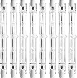 YIIFELL 8 Stück Halogenlampe R7s, Halogenlampe R7s, 118 mm, 500 W, AC220-240 V,...