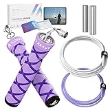 Always Ready, Gewichtetes Springseil Erwachsene,Fitness Springseil,...