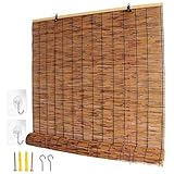 Bambus Rollo Aussenbereich, Bambusrollo Jalousine Terrasse, Jalousien Fenster...