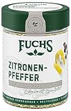 Fuchs Gewürze - Zitronenpfeffer Gewürz - Gewürrzubereitung für Lachs, Zander...