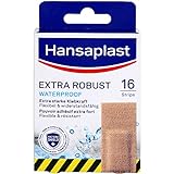 Hansaplast Extra Robust Waterproof Textil-Pflaster (16 Strips),...