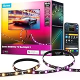 Govee TV LED Hintergrundbeleuchtung 2 Schneidbar für 32-86 Zoll TVs, RGBWIC...