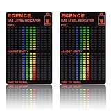 ECENCE 2X GLI Magnetische Füllstandsanzeige Gasstand Gas-Anzeiger für...