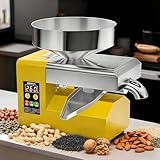flatpincololee R8S Elektrische Ölpresse aus Edelstahl 1500W | Automatische...
