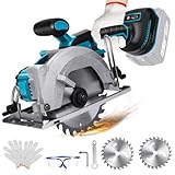 Akku Kreissäge Kompatibel mit Makita 18V Lithium-Akku, Bürstenlose...