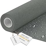 DreamRoots Segeltuch Wasserdicht - Polsterstoff Meterware Flachsimitation 160 cm...