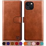SUANPOT [RFID Schutz für iPhone 14 Plus 6.7' Hülle PU Leder Handyhülle...
