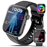 Lgnitek 2024 Neu Smartwatch EKG+HRV/Harnsäure/BMI/Bluetooth Anrufe 1.97''...