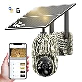 NUASI 4G Wildkamera mit SIM Karte, 2K Solar Wildkamera mit Handyübertragung...