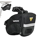 Topeak Aero Wedge Pack Fahrrad Sattel Tasche, 15000006, Größe small, Schwarz