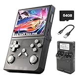 Tragbare Retro-Spielkonsole, verbesserte Version, 3,5-Zoll-IPS-Bildschirm,...
