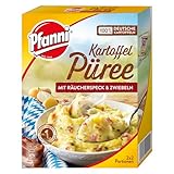 Pfanni Kartoffelpüree mit Räucherspeck und Zwiebeln, 10 x 2x2 Portionen (10 x...