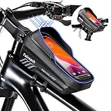 Faireach Fahrrad Rahmentasche mit 3D Sonnenblende, Wasserdicht handyhalterung...