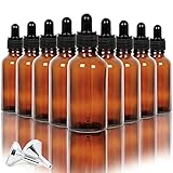 Youngever 16er Pack 50ML Tropfflaschen aus Glas für ätherische Öle,...