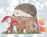 TinyFoxes Fensterbild Waldigel selbstklebend und wiederverwendbar - Fensterdeko...