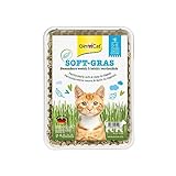 GimCat Soft-Gras - Zartes und vitaminreiches Katzengras mit schneller Aufzucht...